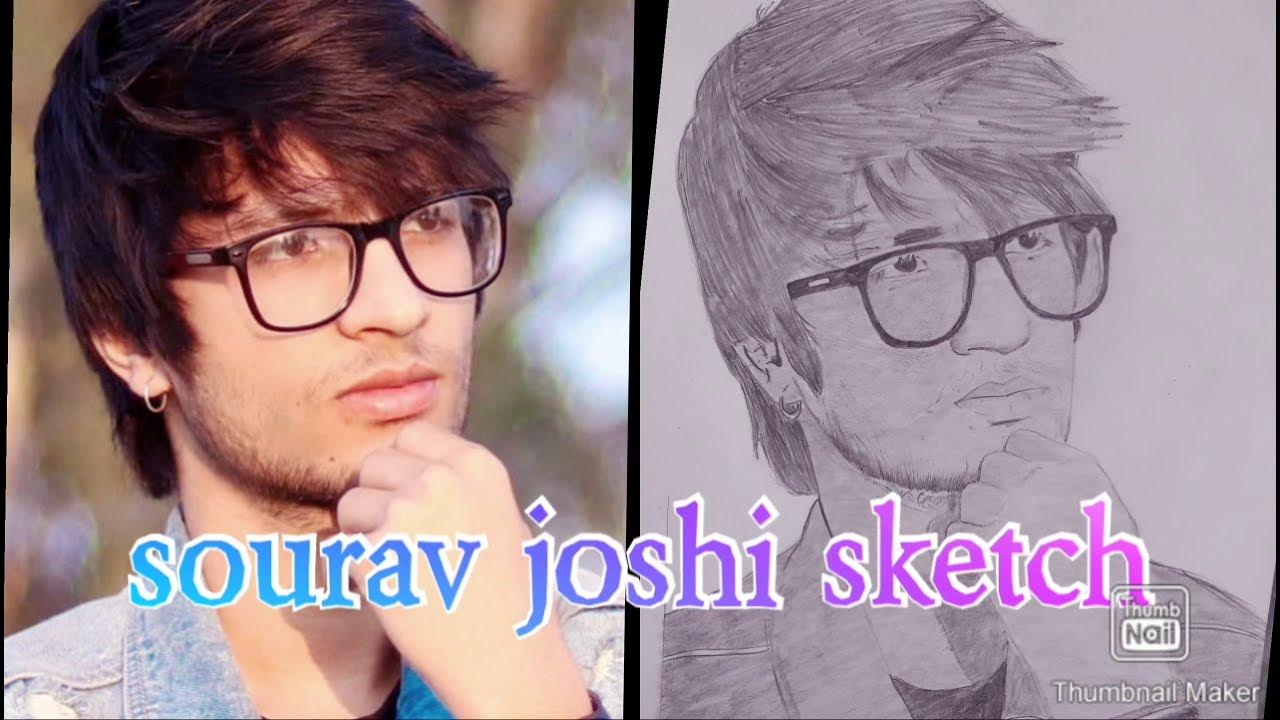 sourav joshi sketch /how to draw sourav joshi YouTube