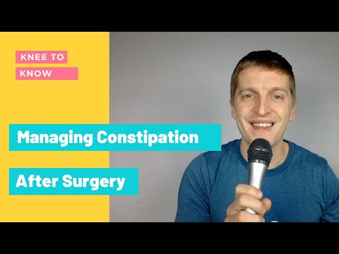 Managing Constipation After Surgery