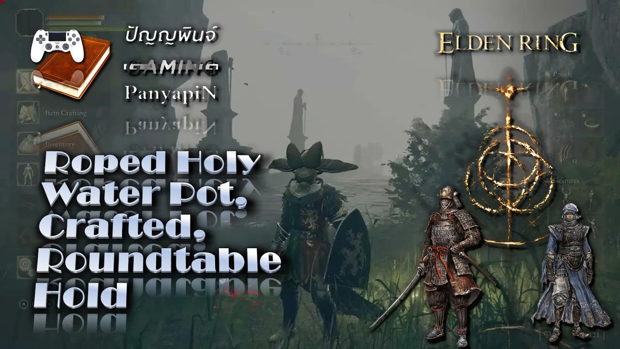 Roped Holy Water Pot, Crafted, Roundtable Hold Elden Ring YouTube