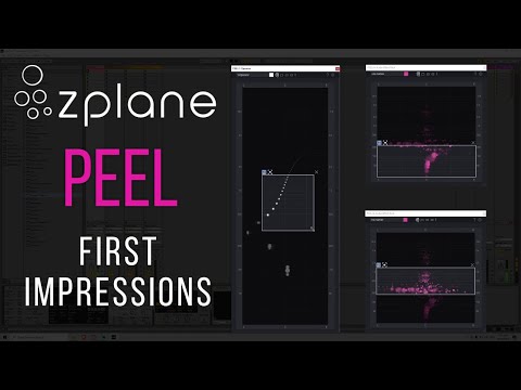 First Impressions - zplane PEEL - Spectral Processing and Isolation