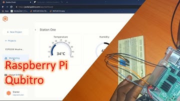 How to send Data from Raspberry Pi to Qubitro | Building a weather station using DHT Sensor