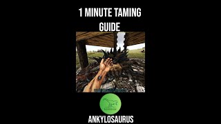 How To Tame An Ankylosaurus In 1 Minute #shorts