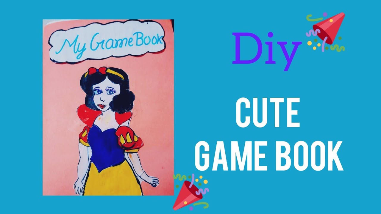 My game book How to make game book craft youtube easy gamebook YouTube