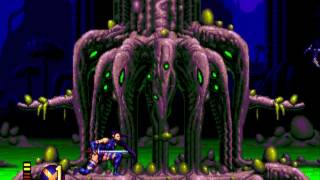 Sega Genesis - X-Men 2 Clone Wars - Level 14 - Savage Land 2 Psylocke