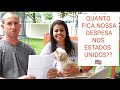 QUANTO FICA A DESPESA DA NOSSA FAMÍLIA NOS ESTADOS UNIDOS / CUSTO DE MORADIA NOS ESTADOS UNIDOS