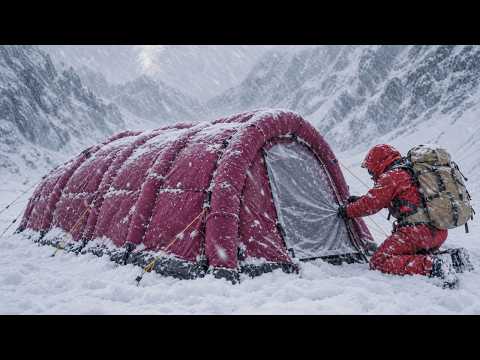 Surviving winter in SIBERIA no Sleeping Bag & no Hot Tent at  -21°C
