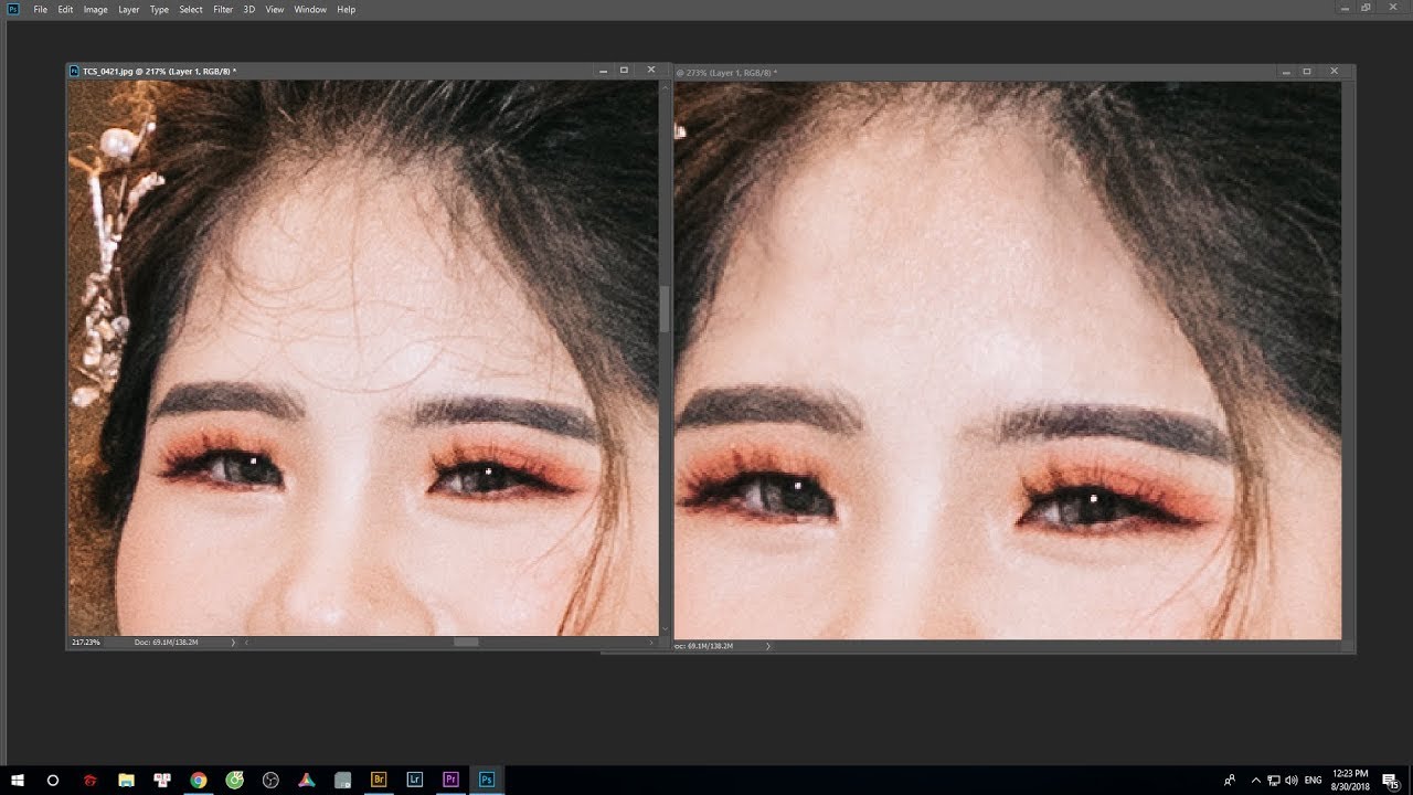 Hướng dẫn tách tóc tach tóc trong photoshop chỉnh sửa ảnh trong PS