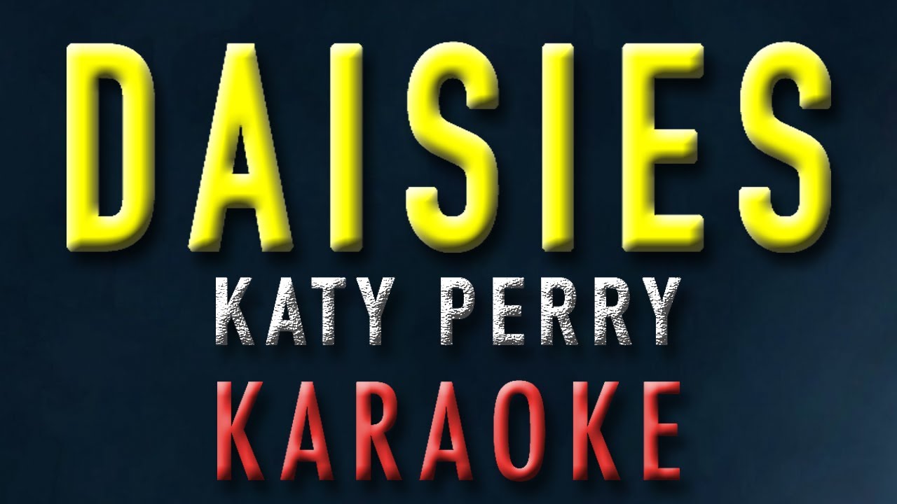 DAISIES Katy Perry KARAOKE Instrumental Minus One Best