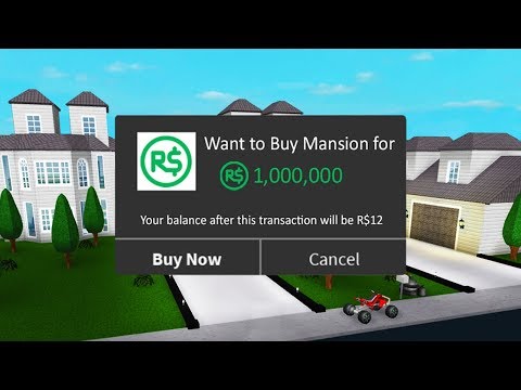 1 000 000 Mansion In Roblox Bloxburg Youtube - a stranger gave me 10 000 bloxburg roblox roleplay youtube