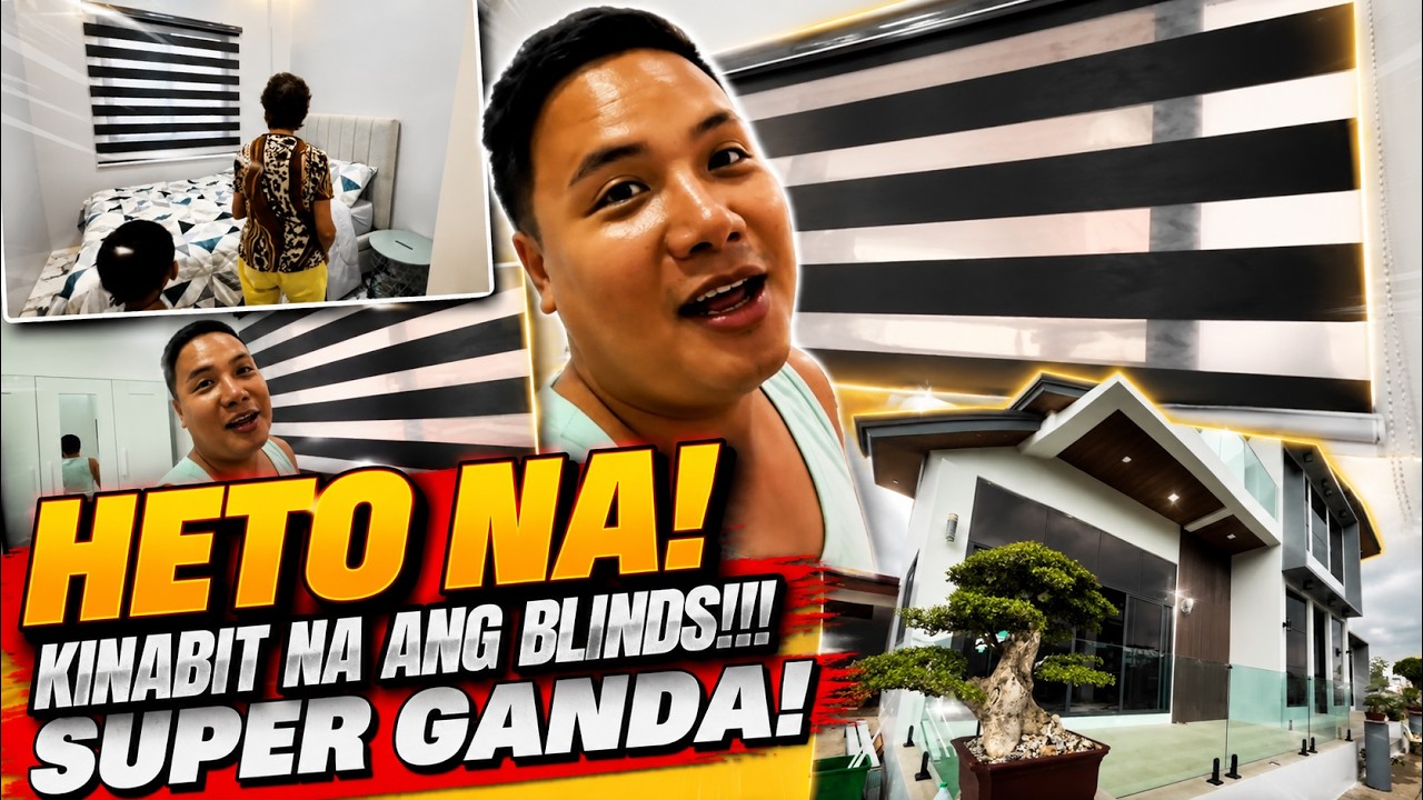 HETO NA!!! KINABIT NA ANG BLINDS!!! SUPER GANDA!!!