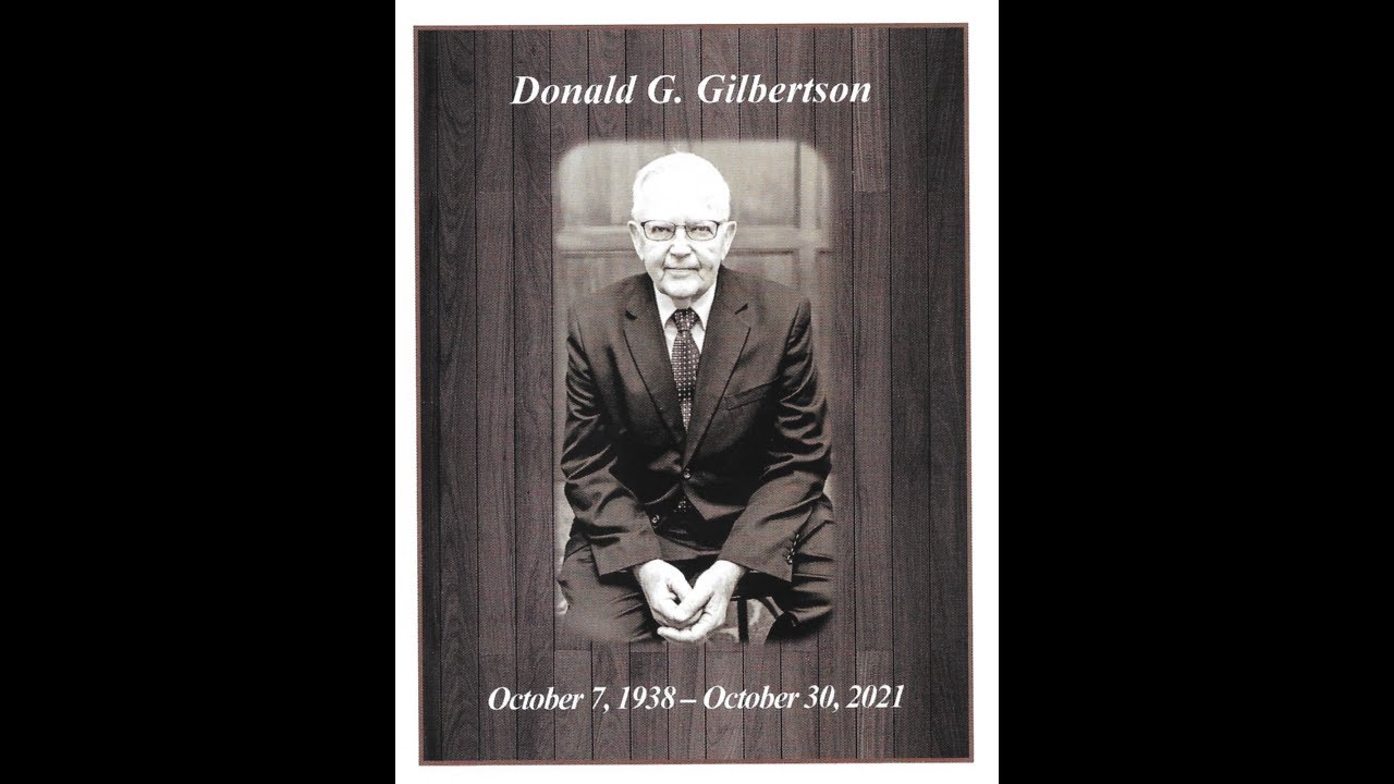 Don Gilbertson Funeral YouTube