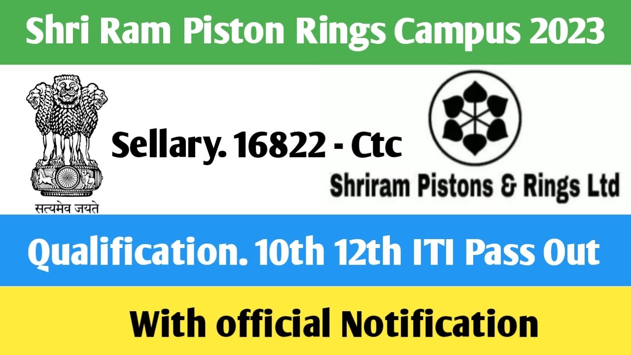 Shriram Pistons & Rings Campus Placement 2023 Latest Job in Shri Ram
