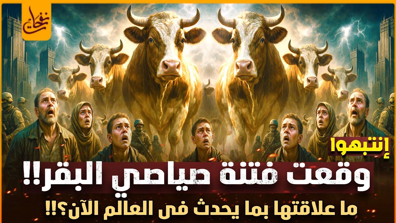 انتبهوا وقعت فتنة صياصى البقر ولماذا ذكر النبي ﷺ البقر في فتنة آخر الزمان؟وما علاقتها بما يحدث الان؟
