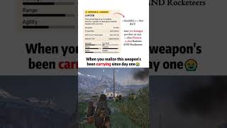 When you realize this weapon'sbeen carrying since day one😭- ARC Raiders