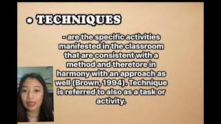 APPROACHES, METHODS AND TECHNIQUES IN TEACHING EPP (Lasty Jane Manderico)
