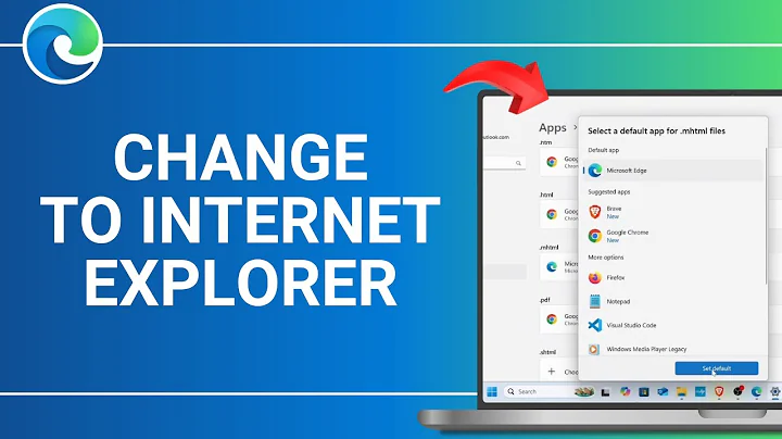 How to Change Microsoft Edge to Internet Explorer