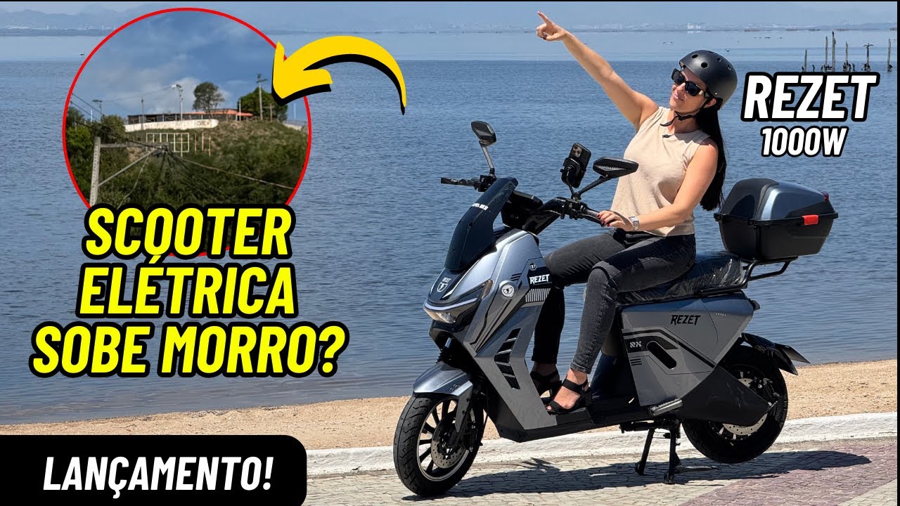 LANÇAMENTO! Scooter / Bicicleta elétrica Rezet - Teste na prática! Vale a pena ter uma em 2026?