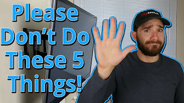 Can you mount a TV without damaging the wall?