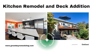Kitchen Remodel and Deck Addition in Oakland | Home Remodeling Project | Home Renovation