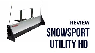Snowsport Utility HD Snowplow Review | Gravel Snow Removal | Best Snowplow for 2024