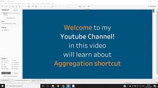 Tableau Tip  : Aggregations