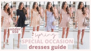 SPRING SPECIAL OCCASION DRESS GUIDE 2021 🌸 Wedding Guest Dresses, Bridal\/Baby Shower, Easter + MORE!