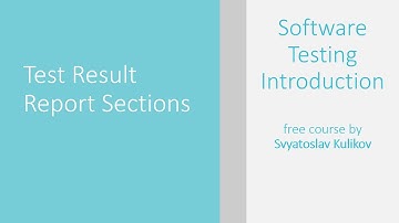 06 - 02 - Test Result Report Sections [RUS]