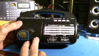 Supersonic CD Micro System with AM/FM Radio TRRS #0393 - SuperSonic $20 Shortwave Radio