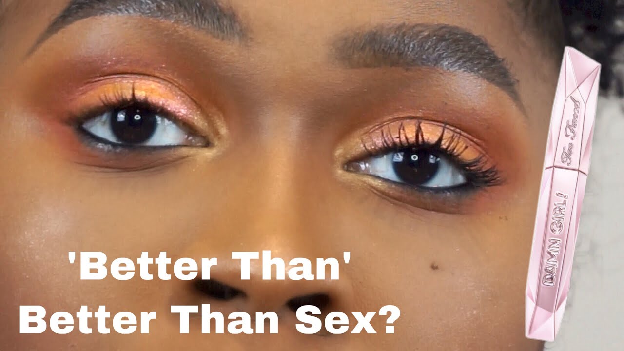 Too Faced Damn Girl Mascara Demo and Review | This Is Black Beauty