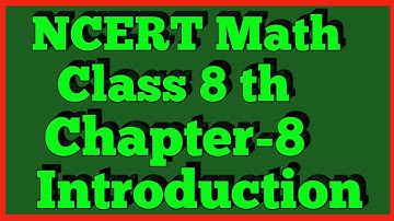 Introduction | Chapter 8 | Comparing Quantities | Class 8th Math | NCERT |