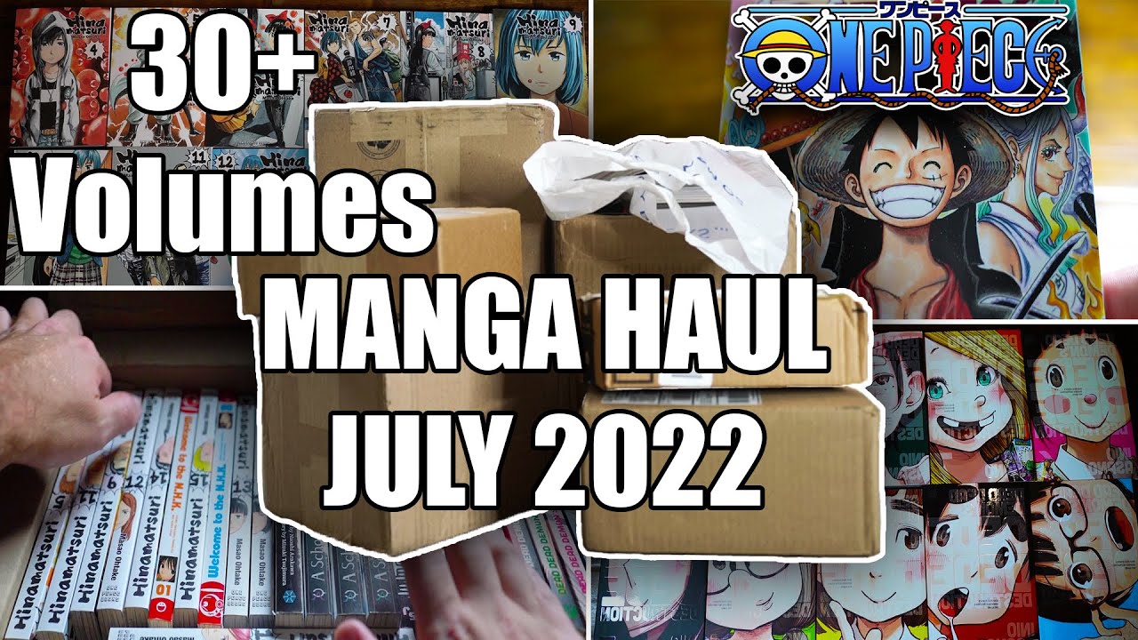Manga Haul/ Unboxing July 2022 30+ Volumes