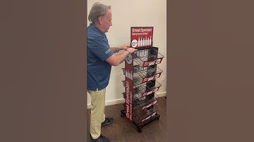 TM Shea New Load N’ Go 2-sided  Dump Bin floor display