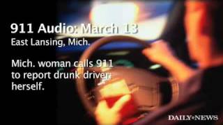 Drunk driver calls 911 on herself