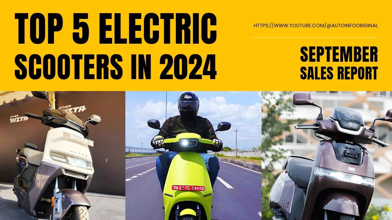 Top 5 Electric Scooters to Buy in 2024 🔥 | September 2024 Sales Report ...