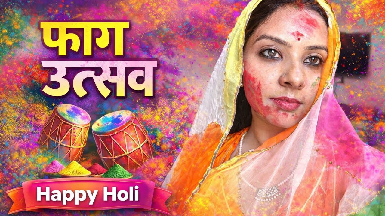 फाग उत्सव Holi Special 🎉 | Desi Holi Celebration 2026 | Happy Holi | Riyachauhan vlogs