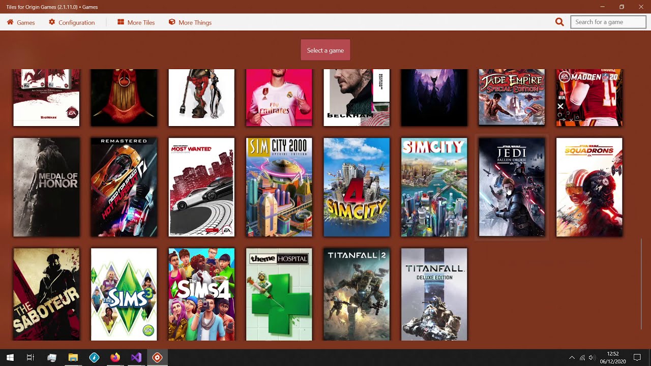 Tiles for Origin Games Pin Tiles in the Start Menu of Windows 10 for your Origin games YouTube