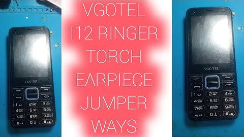 vgotel i12 Ringer earpiece Torch jumper ways #infinix #itell #qmobile #remove #mobile #touchmobile