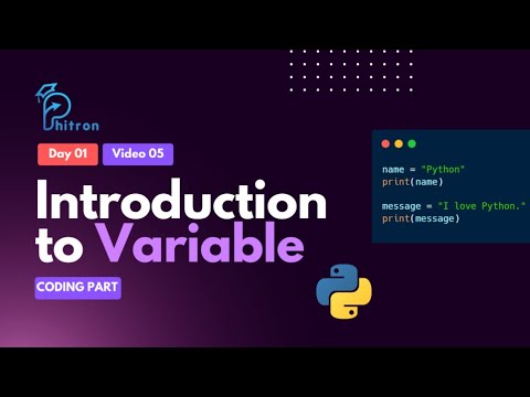 1.5 - Variables [Coding Part] - YouTube