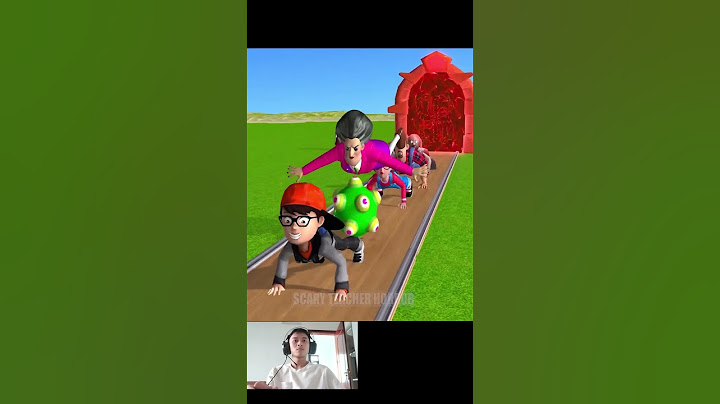 Scary Teacher 3D vs Squid Game Rolling Ball Who Faster Jump 5 Times Challenge Miss T Loser #shorts