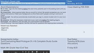 HOW-TO Navigate the Weekly Schedule
