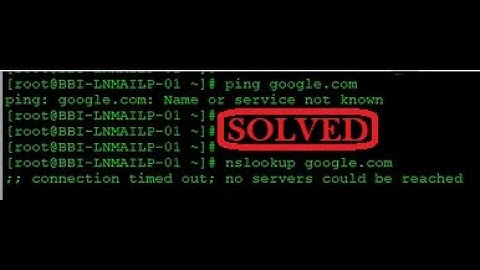 How to resolve issue - ping : google.com: Name or  Service not known #centos #oraclevirtualbox