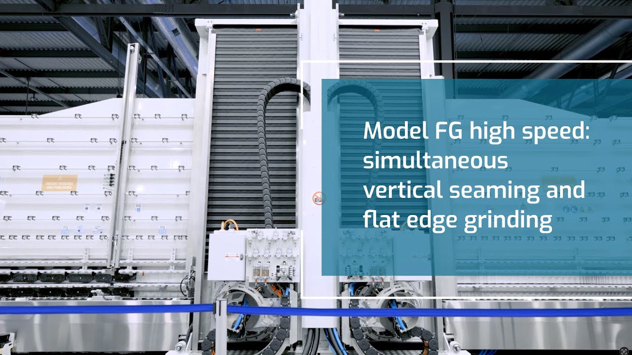 Model FG High Speed: Simultaneous Vertical Seaming and Flat Edge Grinding