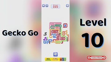 Gecko Go Level 10 Walkthrough 🦎 | Puzzle Escape Game | Safe Path Strategy & Solutions