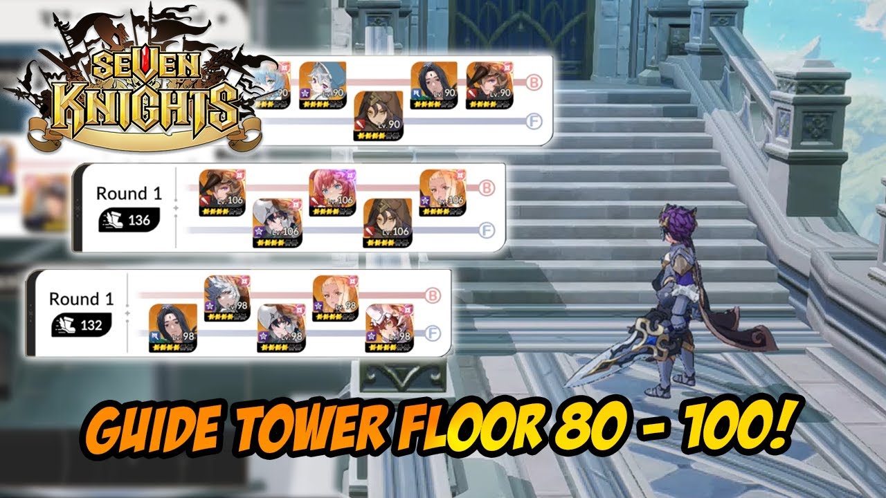 PAKAI HERO INI AUTO NAIK DRASTIS! TIPS INFINITE TOWER 80 - 100 - SEVEN KNIGHTS RE:BIRTH