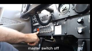master switch off Cessna 172sp training course