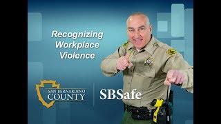 SBSafe 14-  Recognizing Workplace Violence