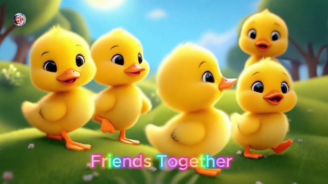 🦆 "Friends Together" – A Heartwarming Duckling Adventure Song for Kids 🌈✨