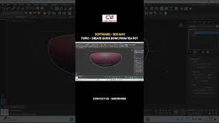 3DS Max Trick | Create Bowl from Tea Pot in Seconds!