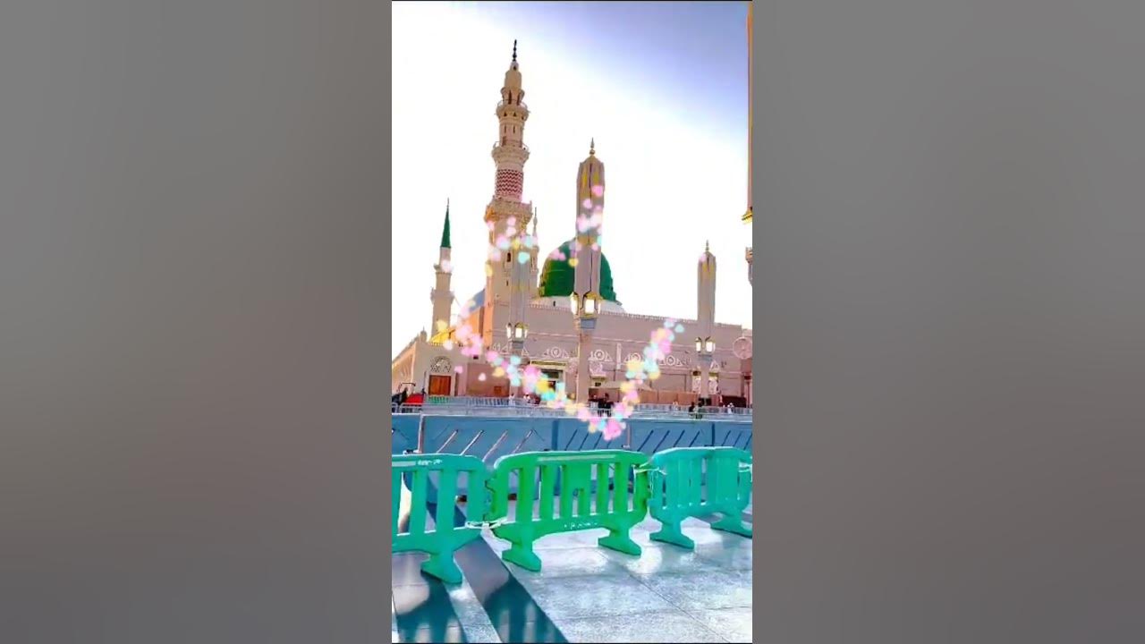 Ek aisi tamanna bhi seene mai h, jaan kaabe mai h dill madine mai h🌟🥀🌙#mohmmadﷺ #madinah#jumamubarak