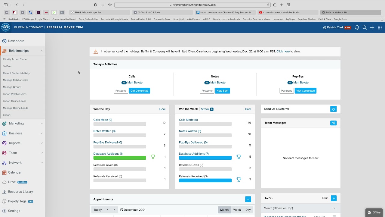 The Patrick Clark Group:  Importing Contacts Into Your Database